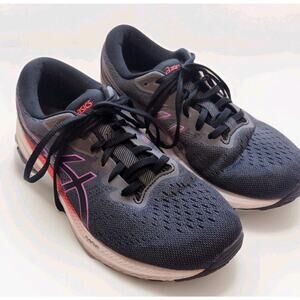 ASICS GT-1000 11 Woman's Size 7 1/2 Running Shoes Black sneakers Comfort